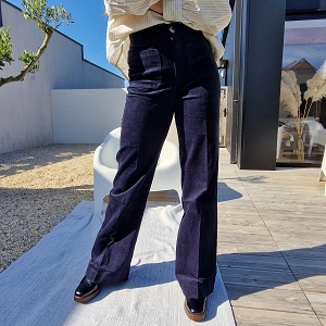 GRACE AND MILA SAMBA<br>BLEU MARINE