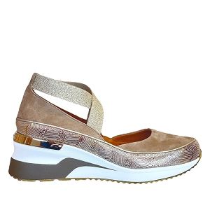  VOLOU<br>BEIGE FONCE CUIR VELOURS ET NUBUCK 