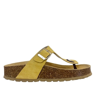  PETRA<br>JAUNE MOUTARDE CUIR VELOURS ET NUBUCK 