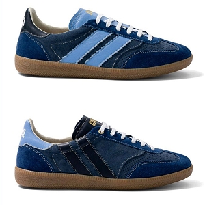  LA PULSE<br>BLEU MARINE CUIR VELOURS ET NUBUCK BLEU