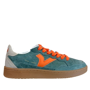  86102<br>KAKI CUIR VELOURS ET NUBUCK ORANGE