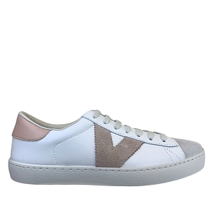  26142<br>VIEUX ROSE CUIR LISSE BLANC