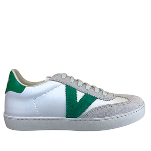  26184<br>VERT CUIR LISSE BLANC