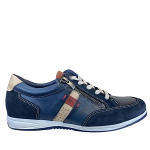  1282<br>BLEU MARINE CUIR LISSE 