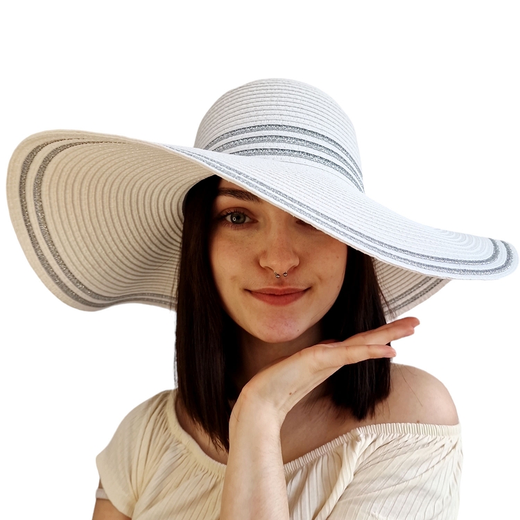 Tropeziennes<br>chapeau04 blanc