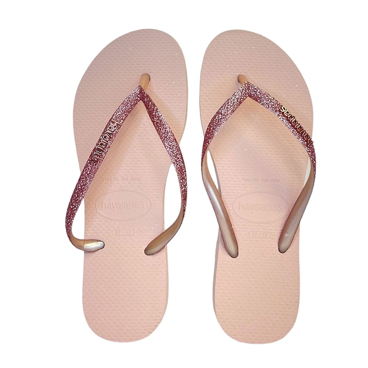 Havaianas<br>glitter rose