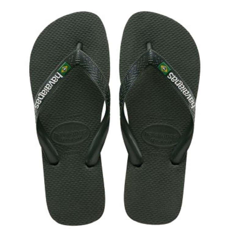 Havaianas<br>brasil logo olive