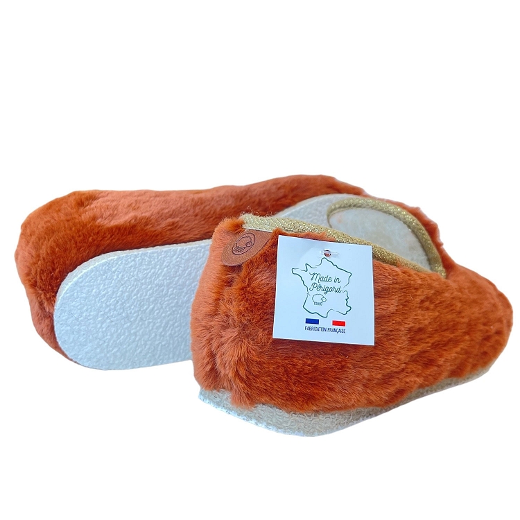 Chausse mouton<br>caresse brique6256101_3